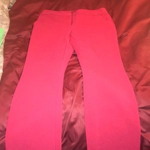White House Black market red slacks size 6 slim